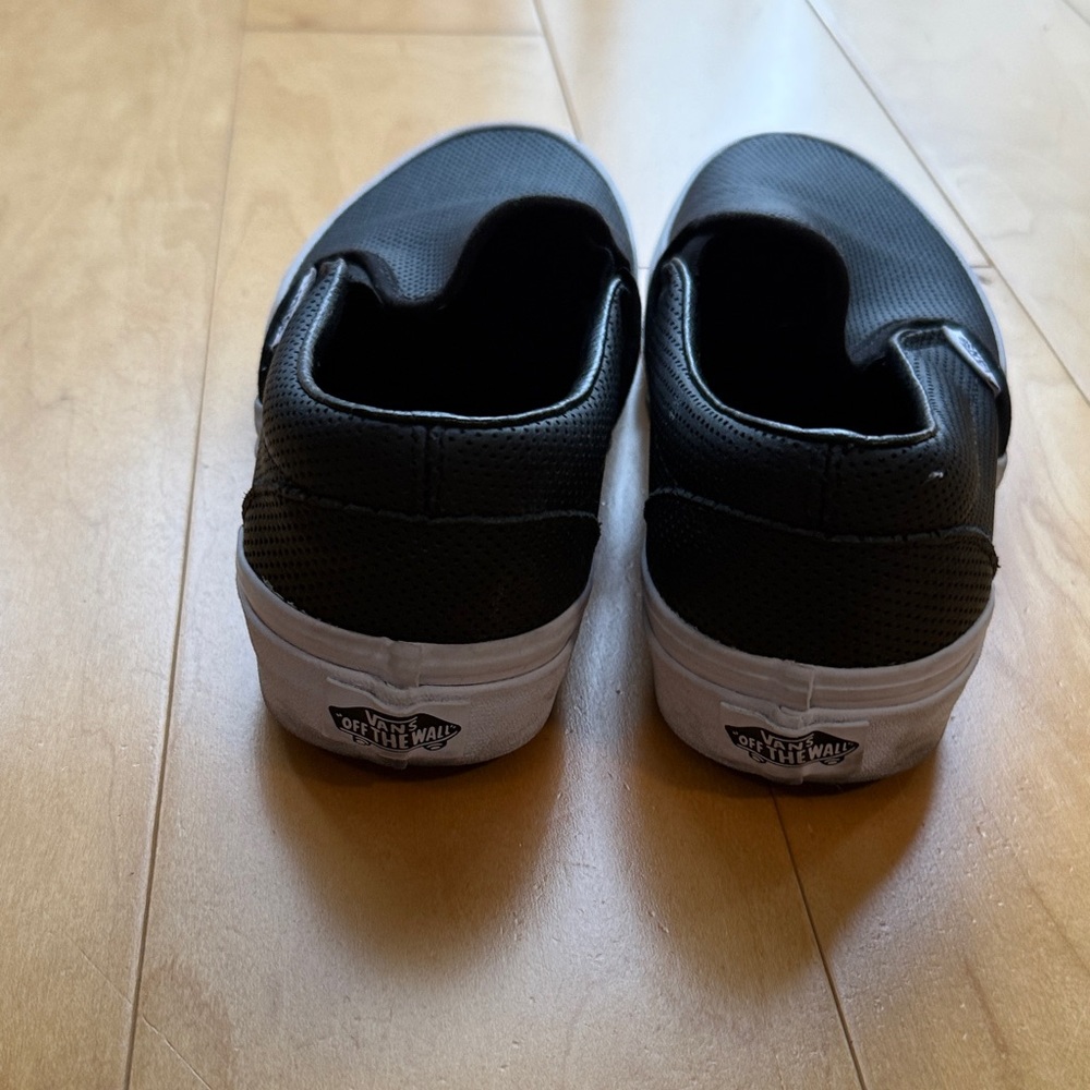 Vans Black Slip-On Sneakers - Women’s - Picture 4 of 7